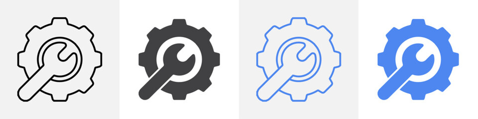 setting icon vector set use for web