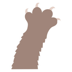 Obraz premium Cat Paw Scratching Sharp Claws Scratch Hands Pet Animal Kitten