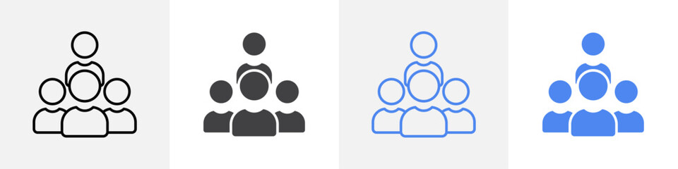 squad icon vector set use for web