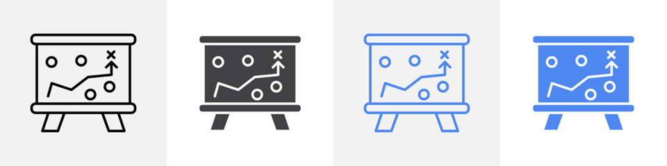 strategy icon vector set use for web