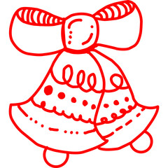 Christmas, New Year Vector Icon element, Isolated white background