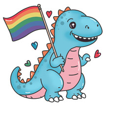 LGBTQ Pride Month Clipart Vector Illustration