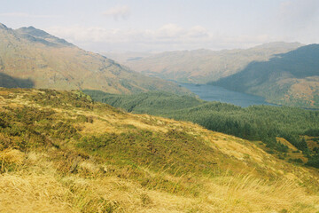 Fototapeta premium View over Loch Sloy - Tarbet, Scotland