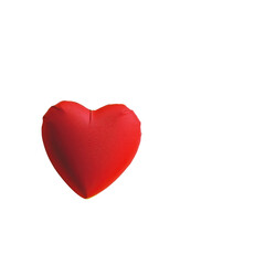Obraz premium Red Heart Symbol of Love and Romance