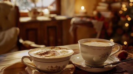 Fototapeta premium Cozy Christmas Coffee