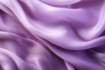 Obraz premium Processed collage of smooth elegant wavy lilac violet satin silk cloth fabric texture. Background