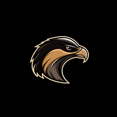 Fototapeta premium Flat Modern Hawk Logo – Vector Icon Illustration