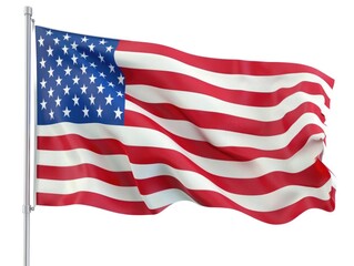 Obraz premium Flag of the United States, symbolizing patriotism and national pride.