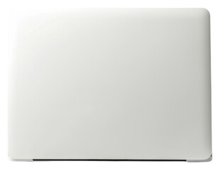 PNG  Minimalist closed laptop on desk