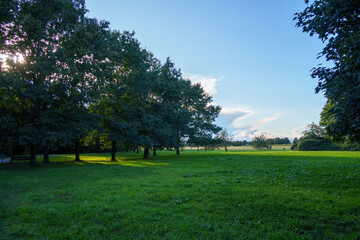Obraz premium Grugnotorto park near Milan at September