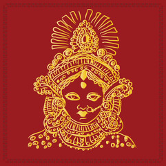 Maa Durga, a form of Shakti, embodies the divine feminine energy and is revered as a powerful warrior goddess