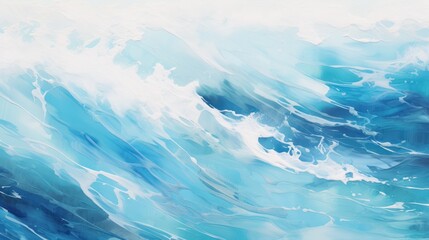 Obraz premium Abstract Ocean Waves