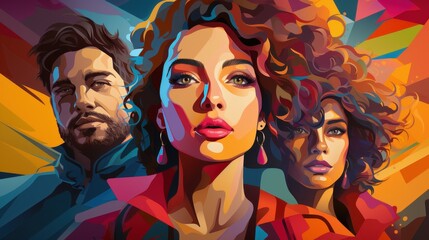 Obraz premium Diversity and Unity Illustration | Equality & Inclusion Graphic