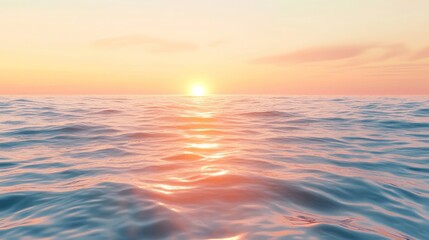 Obraz premium Sunset Over the Ocean