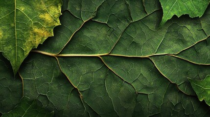 A leafy green leaf with a brown spot on it