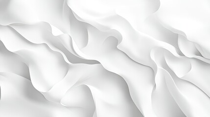 Fototapeta premium White background with subtle layering and depth, creating a clean minimalist abstract aesthetic.
