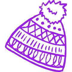 Christmas, New Year Vector Icon element, Isolated white background