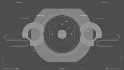 Sci-fi, FUI, UI, futuristic UI, GUI, HUD. Ready to animate.