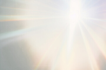 Radiant light beams png overlay effect, transparent background