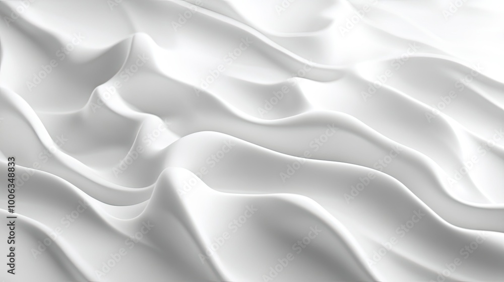 Poster minimalist white texture with small ripples, creating a soft, abstract visual.