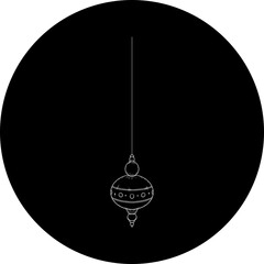 Christmas, New Year Vector Icon element, Isolated white background