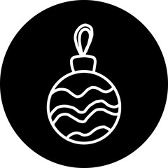 Christmas, New Year Vector Icon element, Isolated white background