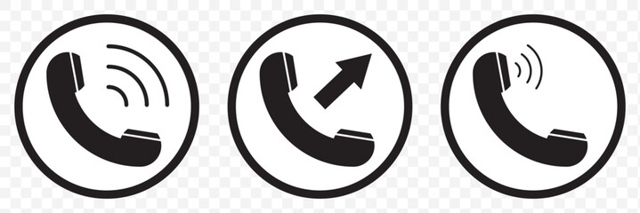 Phone icon vector. Call icon vector. Phone icon vector. telephone icon. EPS 10.