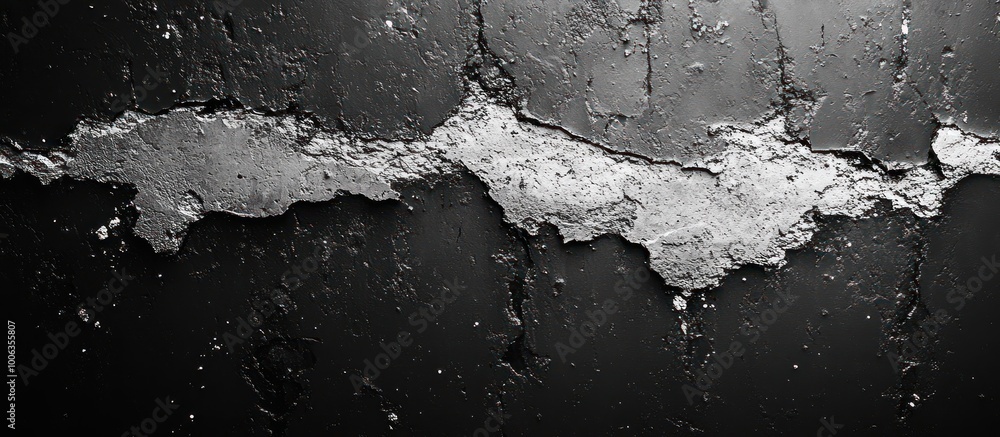 Canvas Prints Cracked Concrete Texture