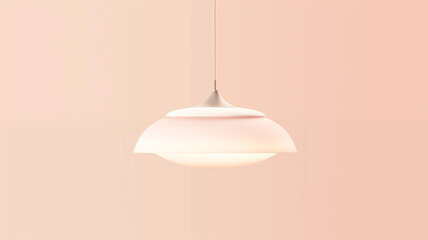 3d rendering lamp. Generative AI