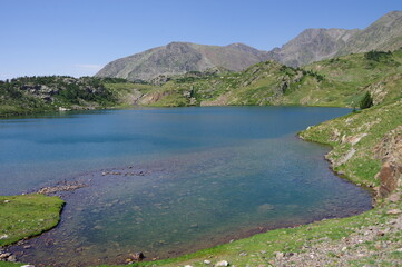 Le Carlit sommet des Pyrénées orientales, montagne des catalans