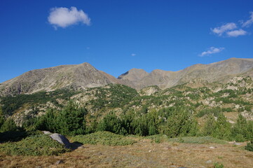 Le Carlit sommet des Pyrénées orientales, montagne des catalans