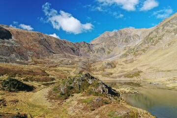 Le Carlit sommet des Pyrénées orientales, montagne des catalans
