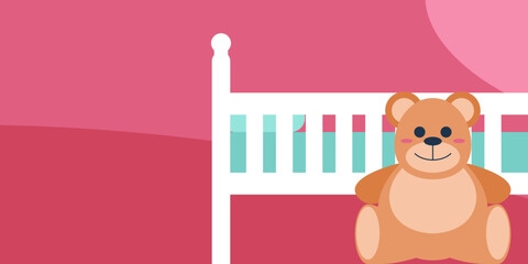 child with a gift, toy house on a white background 