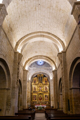 Fototapeta premium San Pedro el Viejo Monastery, interior of the church, Huesca, Aragon community, Spain