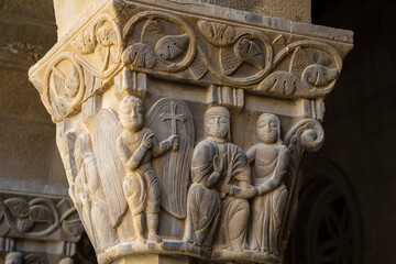 Annunciation to the Virgin Mary, San Pedro el Viejo Monastery, Huesca, Aragon community, Spain