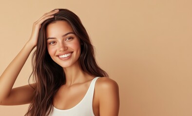 Fototapeta premium Happy Woman Portrait.