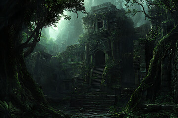 castle in the forest