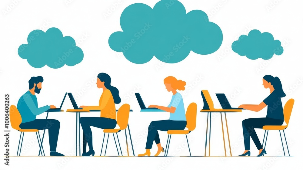 Poster cloud solutions offer reliable access to resources in hybrid work environments, which support flexib