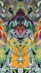 Abstract background wallpaper. Ethnic pattern. Mixtures of oil paint. Trendy hand painting canvas. Wall decor and Wall art prints Idea. 3D Texture. Art object