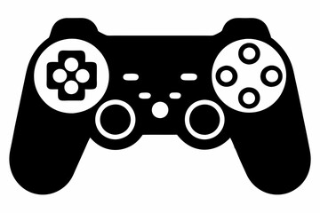 Gamepad icon. Game controller silhouette vector, Video game controller © Badman