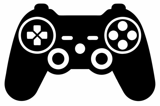 recommend clip art: Gamepad icon. Game controller silhouette vector, Video game controller