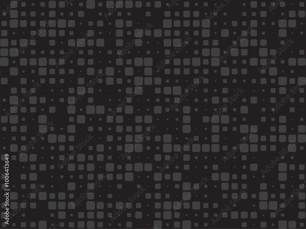 Poster captivating abstract seamless dark background featuring intricate squares. modern design touch of ge