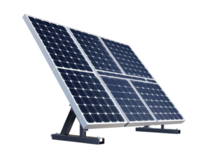 A solar panel array designed for harnessing solar energy.