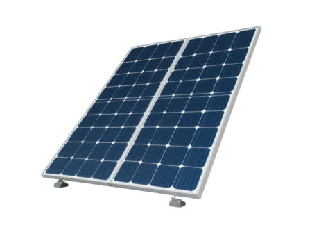 A solar panel designed for harnessing solar energy for electricity production.