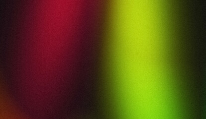 Abstract high toned hue colors grainy gradient backdrop design. Grainy red green bright, shiny, noisy template website header, web banner, summer poster