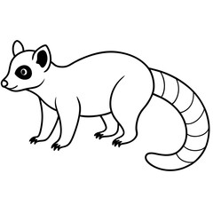The Playful Kinkajou Vector Illustration Showcasing Their Lively Spirit
