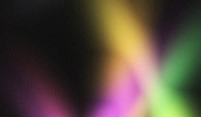 Abstract high toned hue colors grainy gradient backdrop design. Grainy green pink orange bright, shiny, noisy template website header, web banner, summer poster