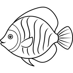 Artistic Vector Design of Clownfish in Anemone Highlighting the Harmony of Ocean Ecosystems





