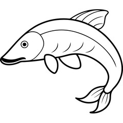 Discover the Arapaima in Stunning Vector Illustration Explore the World's Largest Freshwater Fish in Vibrant Detail

