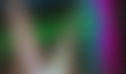 Abstract high toned hue colors grainy gradient backdrop design. Grainy blue purple green gray bright, shiny, noisy template website header, web banner, summer poster